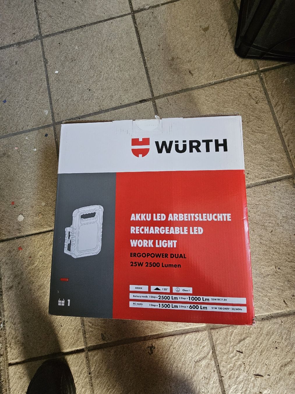 Würth Lampade: Akku LED Arbeitsleuchte 25W 2500Lumen – Nuovo e nell'imballaggio originale da Basel venduto da Meti200 3
