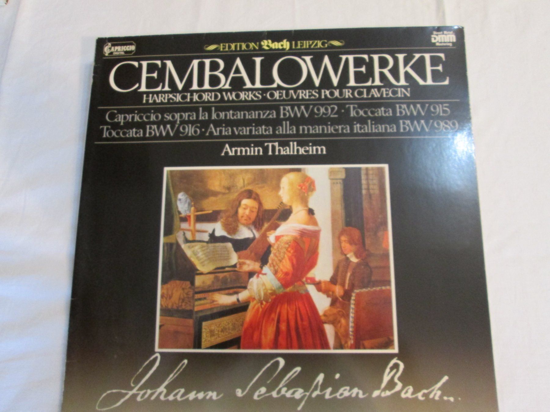 Dischi in vinile: Disque Vinyle Bach Armin Thalheim Cembalowerke Capriccio ... – Usato da la Chaux-de-Fonds venduto da Lampe