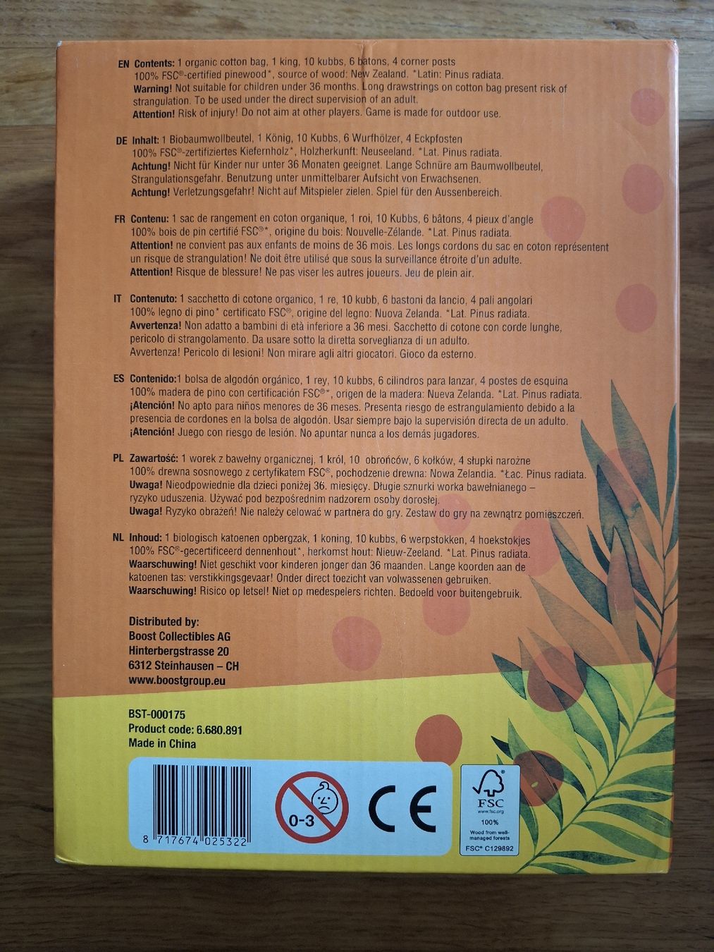 Jeux: Kubb Set FSC – D'occasion à Zürich par Vordermannd86 1