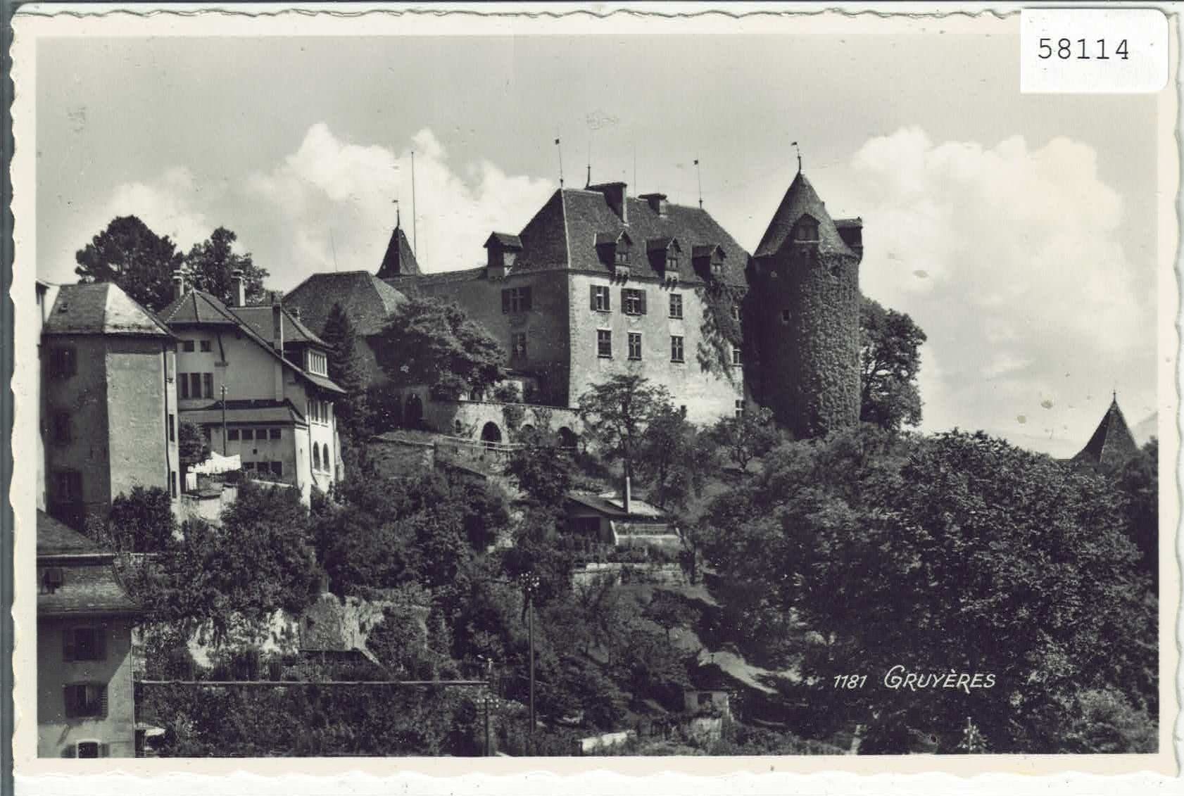 Cartoline postali: Gruyeres - Chateau – Usato da Ettingen venduto da Kartenplanet