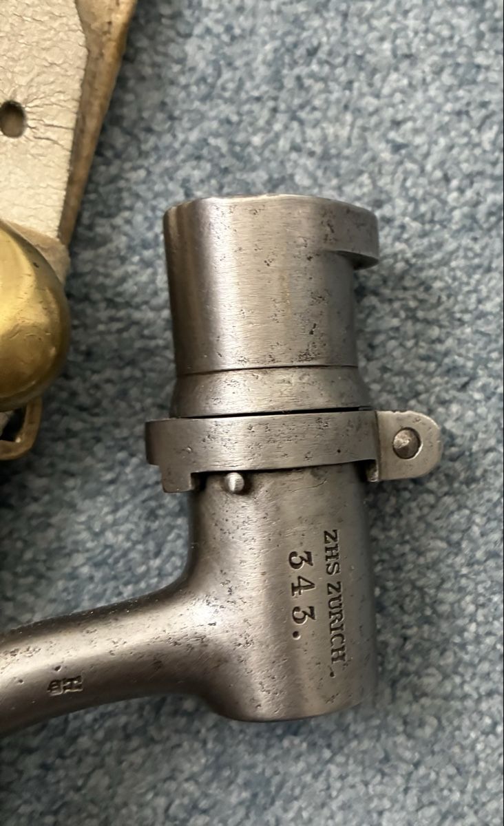 Armi bianche: Säbel-Gehänge ZH 1842/52 – Usato da Gutenswil venduto da Antiques77 2