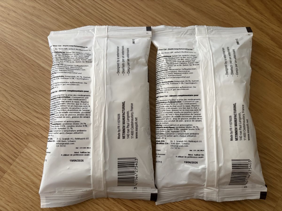 Futter: Easypill Katze Tabletteneingeber – Neu und originalverpackt aus Münchenstein von cyoni 1