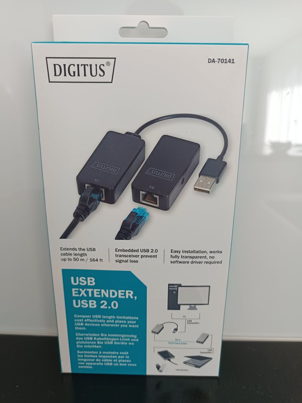 Laufwerke & Adapter: Neuer DIGITUS DA-70141 USB-2.0-Extender – Neu und originalverpackt aus Rüthi (Rheintal) von Balty