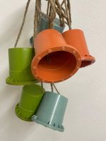Becherstelzen Set Betzold bunt Kunststoff guter Zustand