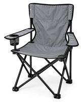 JOKER Campingstuhl / Faltstuhl grau inkl. Transporttasche
