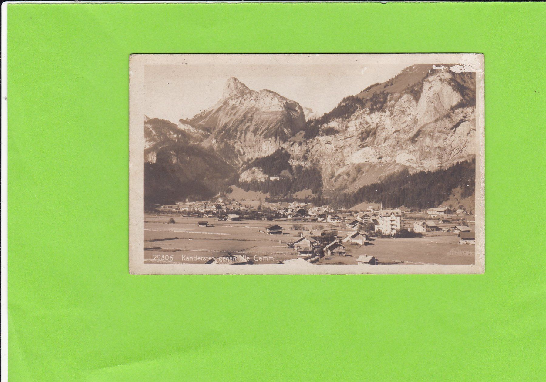 Cartoline postali: Kandersteg gegen die Gemmi – Usato da St. Peterzell venduto da neckertal