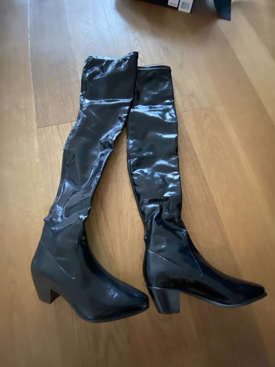 Maje Scarpe da donna: Maje STRETCH OVERKNEES MIT ABSATZ Gr.36 Neu! – Nuovo e nell'imballaggio originale da Genthod venduto da Tidus04 2
