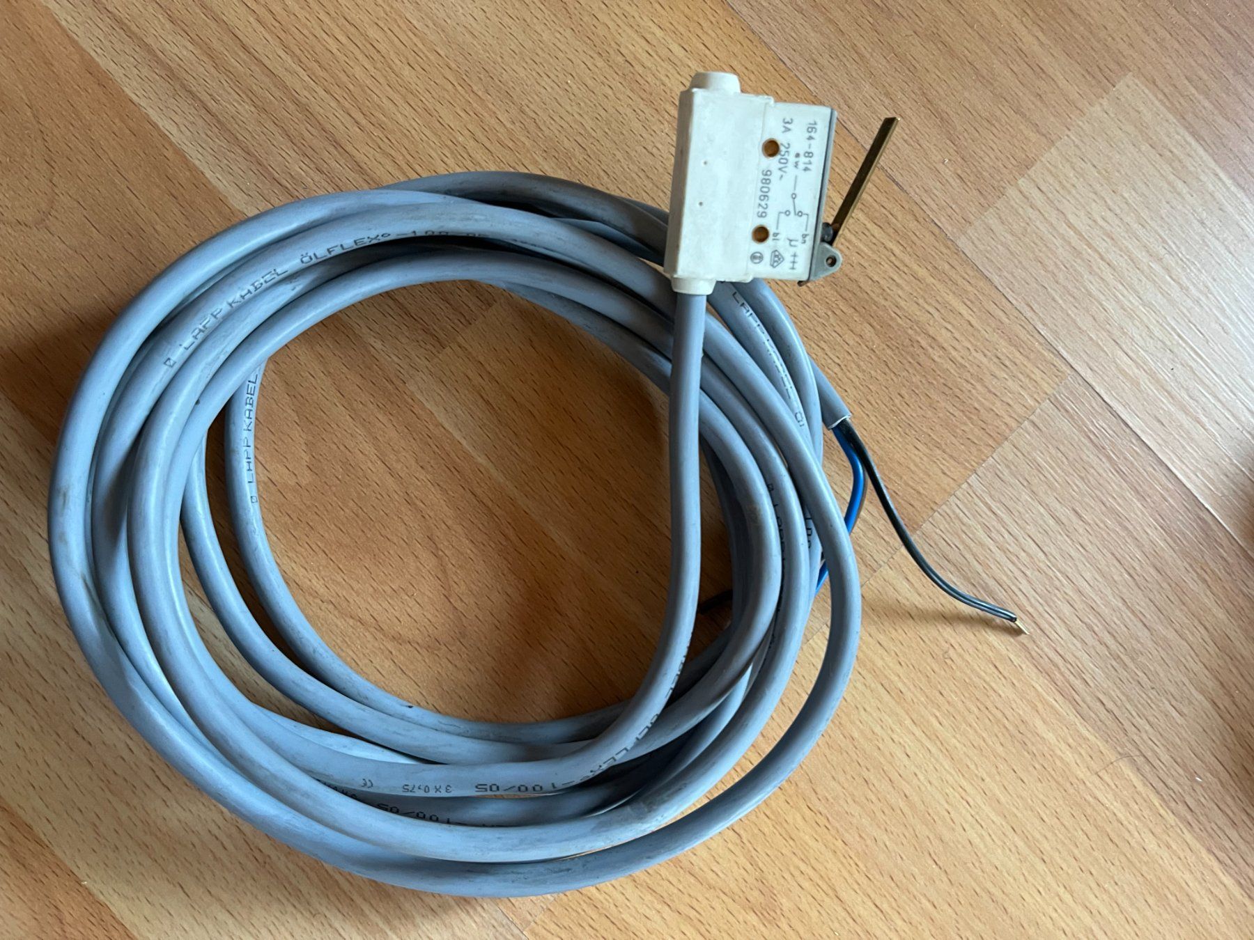 Interruttori: Mikroschalter mit 3.5 m Kabel – Usato da Vilters venduto da Panera