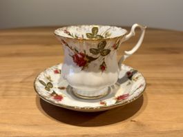 Chodzież 1852 – tasse & soucoupe en porcelaine polonaise