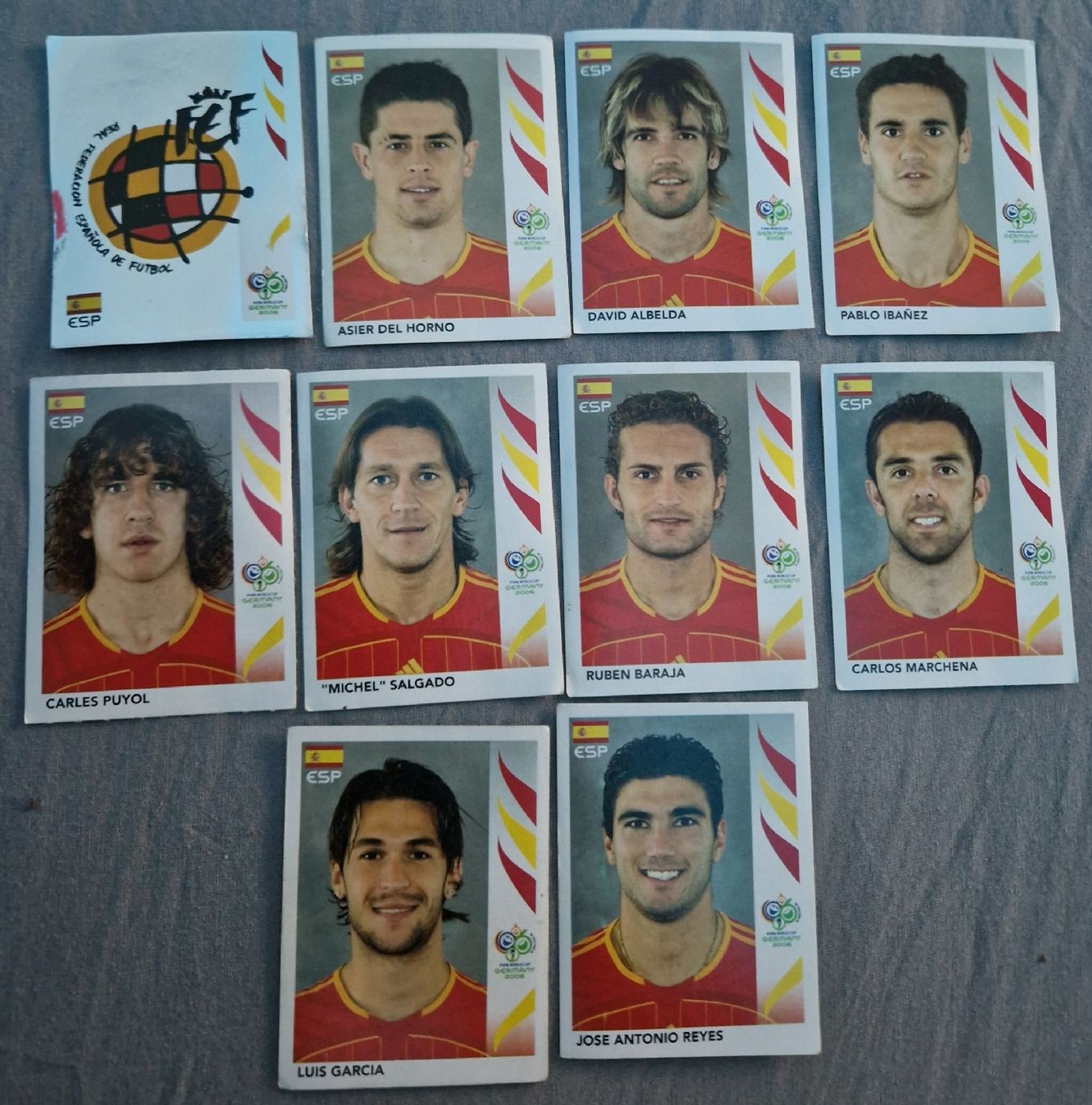 Panini Carte collezionabili: 10 Spanien Panini WM 2006 Sticker – Nuovo (secondo la descrizione) da Möhlin venduto da Lyhme94