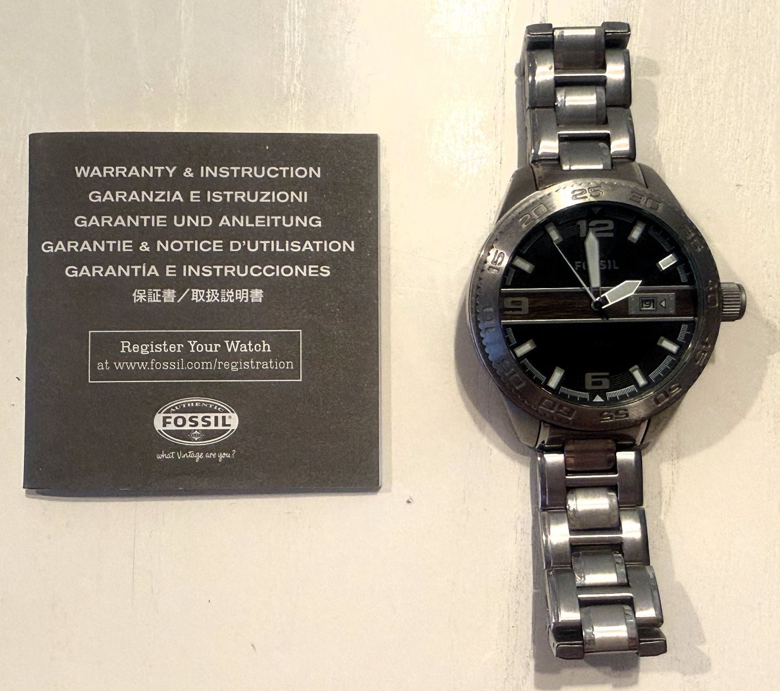 Fossil Orologi: FOSSIL  ARMBANDUHR – Usato da Luzern venduto da maxbox1 3