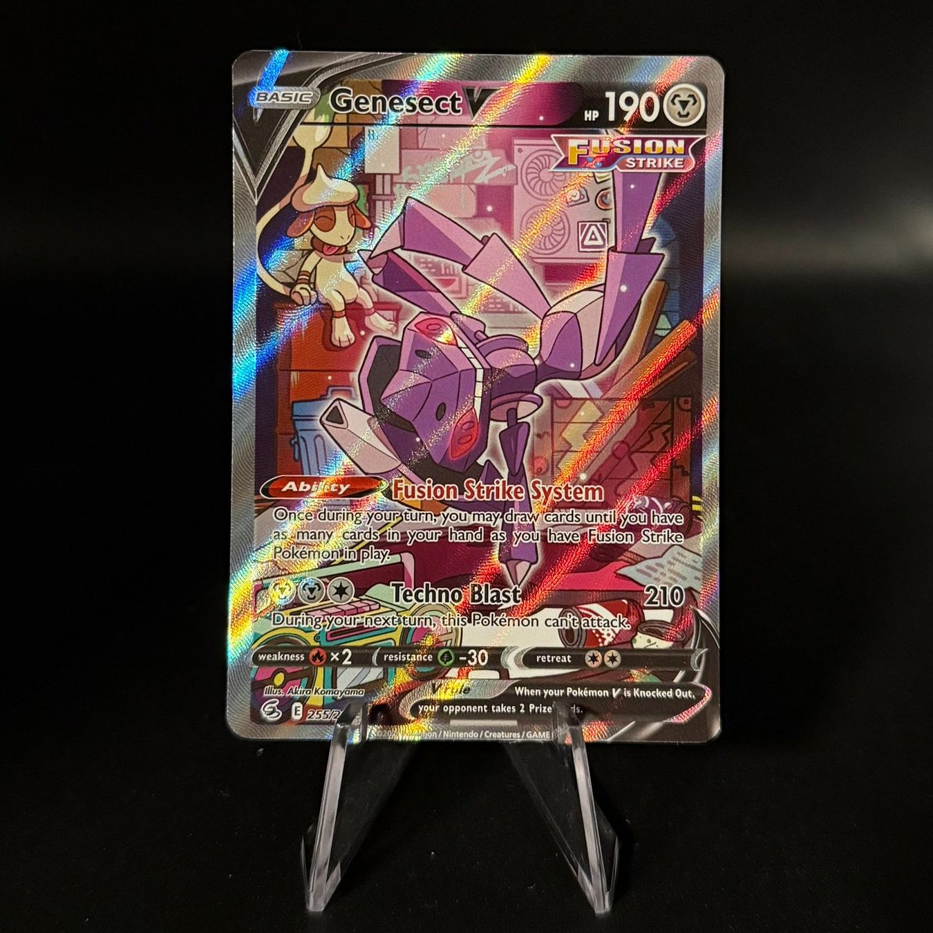 Pokémon Carte collezionabili: Genesect V #255 Pokemon Fusion Strike – Usato da Feuerthalen venduto da Plazatoys