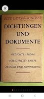 Dichtungen und Dokumente von Else Lasker-Schüler