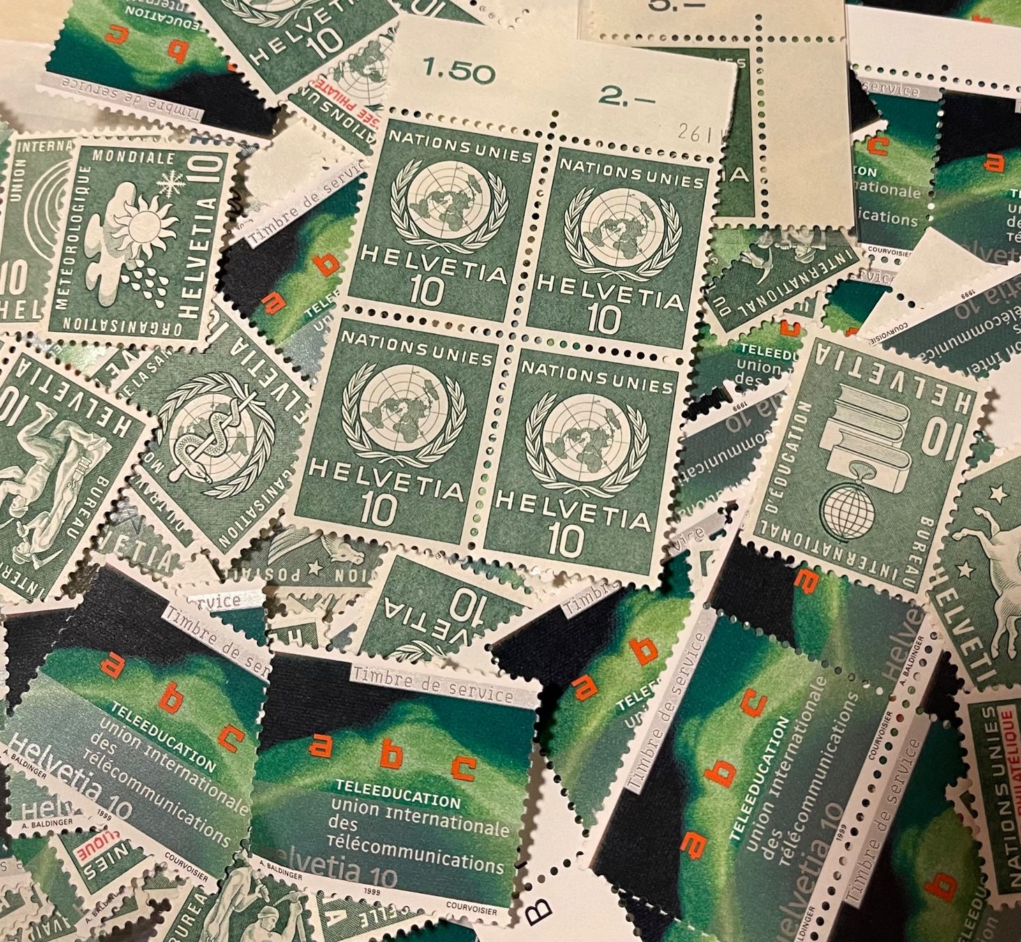 Tutti i francobolli: 100 x 0.10 Genfer Ämter Marken – Nuovo (secondo la descrizione) da Grafenort venduto da Solar11