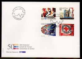 1999, FDC, Sondermarken (Nr. 973–976)