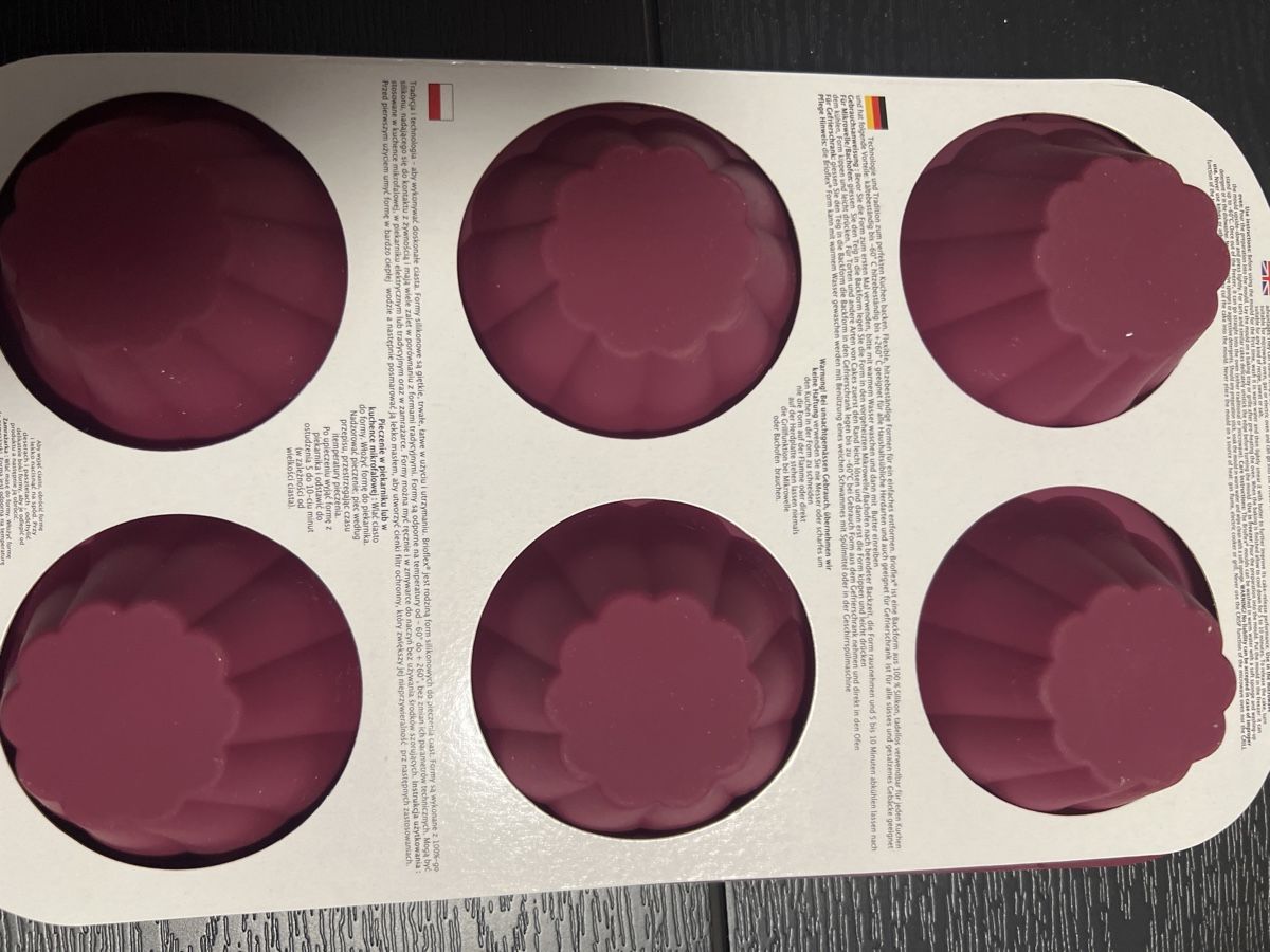 Teglie da forno: Backform Silikon Brioflex 6er Form <br> – Nuovo e nell'imballaggio originale da Brislach venduto da GiusiE 1
