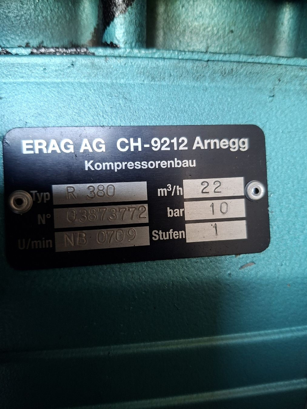 Compresseurs: Era 160l kompresor  – Défectueux à Wigoltingen par Hondams 4