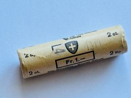 1974 Rolle 2 Rappen Original Verpackung selten Kat. 100.-