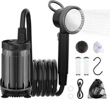 Campingdusche Pumpe 8000mAh Outdoor Akku IPX8 Wasserdicht