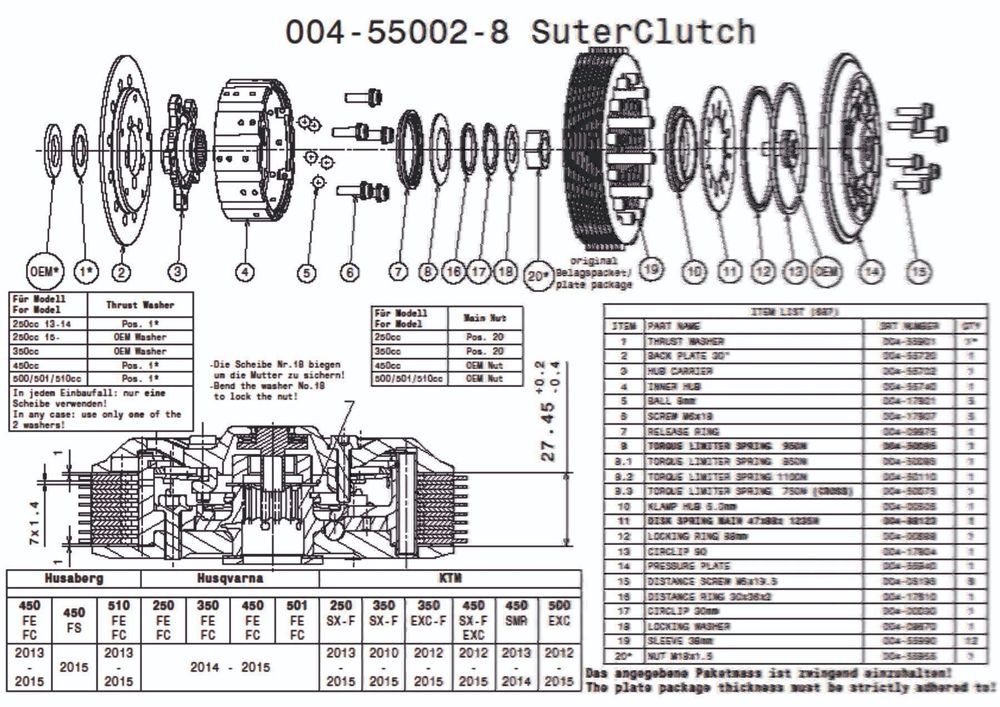 Suter Clutch / AntiHopping Kupplung Kaufen auf Ricardo