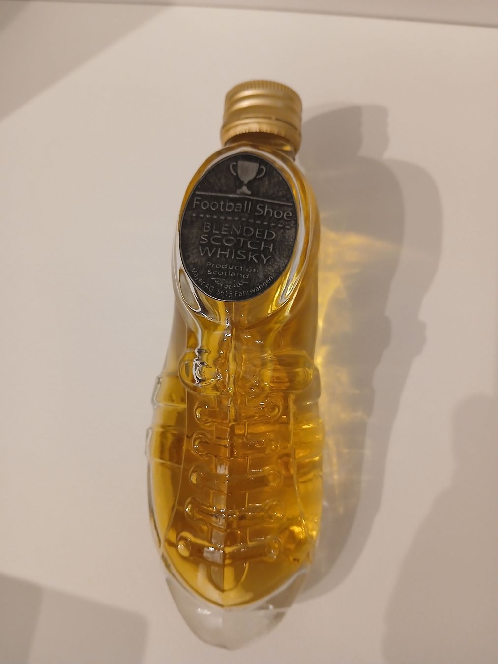 Bevande alcoliche: Whisky im Fussballschuh – Nuovo e nell'imballaggio originale da Ballwil venduto da Don-steve 1
