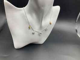 (KOPIE) Silbercollier mit feinen Anhängern