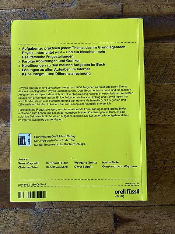 Bücher: Physik anwenden und verstehen DPK – Gebraucht aus Birmensdorf ZH von ray_pg7h 1