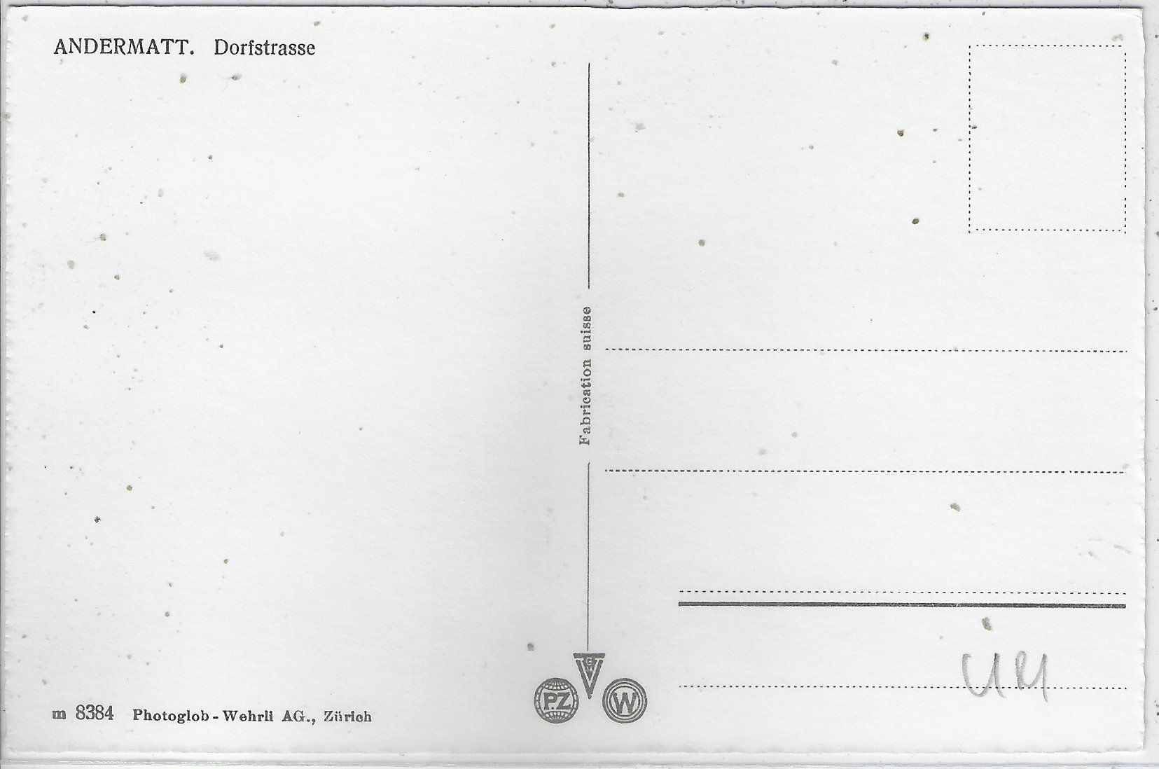 Cartoline postali: Andermatt - Dorfstrasse – Usato da Ettingen venduto da Kartenplanet 1