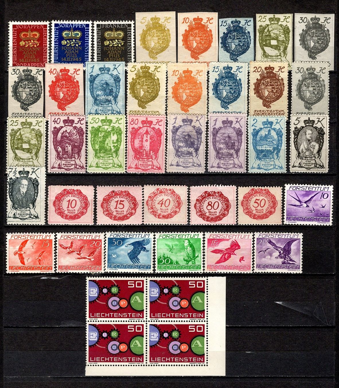 Tutti i francobolli: Sammlung Liechtenstein (826) – Usato da Burgdorf venduto da blinky01 1