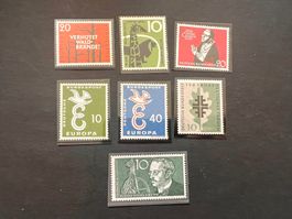 Deutsche Bundespost 1958 kl. Lot ** Luxus  (2212)