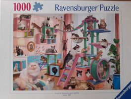 Ravensburger Puzzle Katzenhaus 1000 Teile