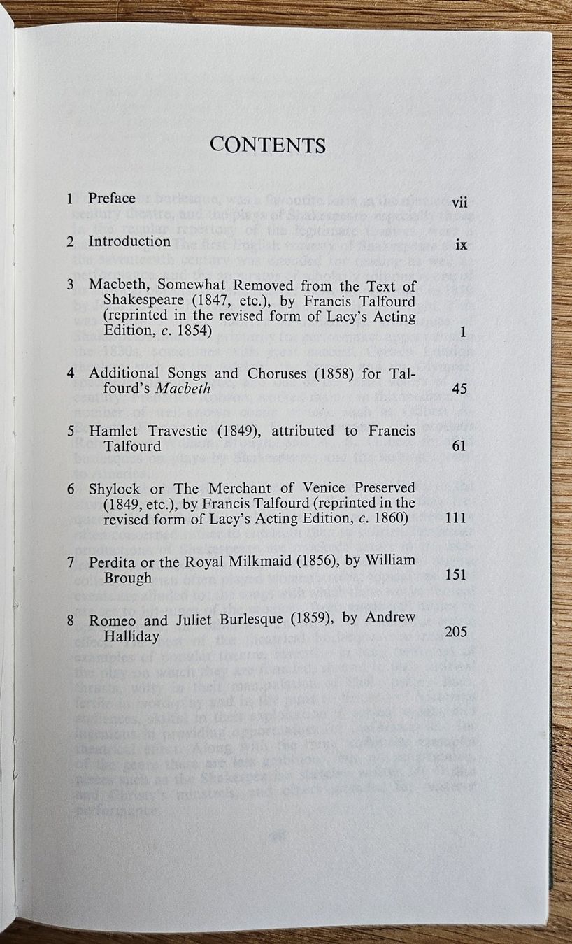 Libri: Nineteenth-Century Shakespeare Burlesques – Usato da Schaffhausen venduto da asyouwestley 6