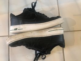 Nike Air Force 1 Tief Schwarz Leder Grösse 43 Gebraucht