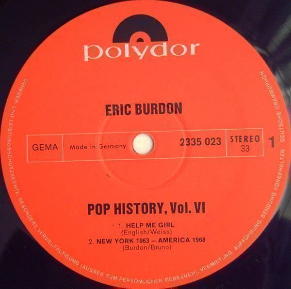 Schallplatten: BURDON ERIC AND THE ANIMALS – Neu (gemäss Beschreibung) aus Aeschi SO von Stones55 4