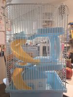 Hamsterkäfig mit viel Zubehör, wenig gebraucht, Top Zustand