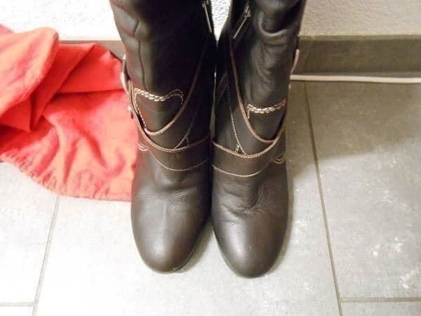 Bally Scarpe da donna: Bally Stiefel Leder Gr.40 Dunkelbraun – Nuovo (secondo la descrizione) da Frenkendorf venduto da Minachi 1