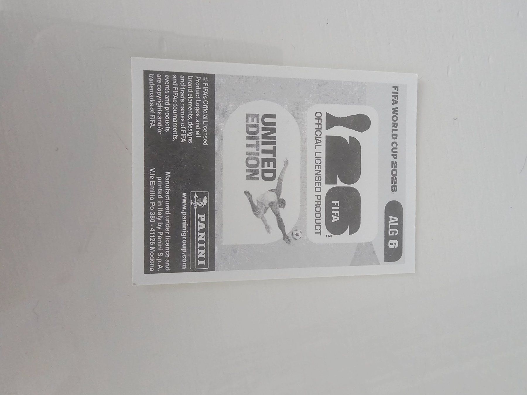 Panini Carte collezionabili: ALG 6 – Usato da Pregassona venduto da sig_6v2k 1
