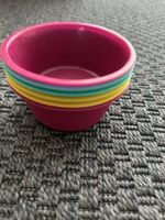 Silicone cups set of 4 multi-colored small container