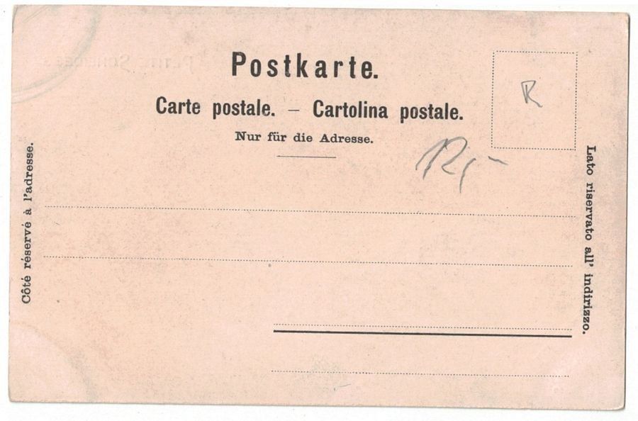 Cartoline postali: Petite Scheidegg, Kleine Scheidegg, Litho um 1900 – Usato da Frauenfeld venduto da POML 1