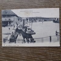 1913 AK  SCHAFFHAUSEN / Dampfschifflände / Stempel HEMBERG