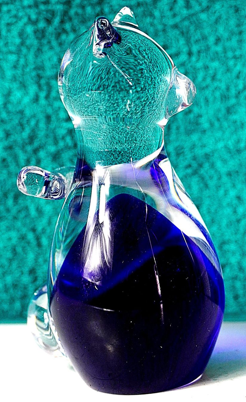 Murano Statuette: Glas Katze Murano – Usato da Baar venduto da 2cvbaar