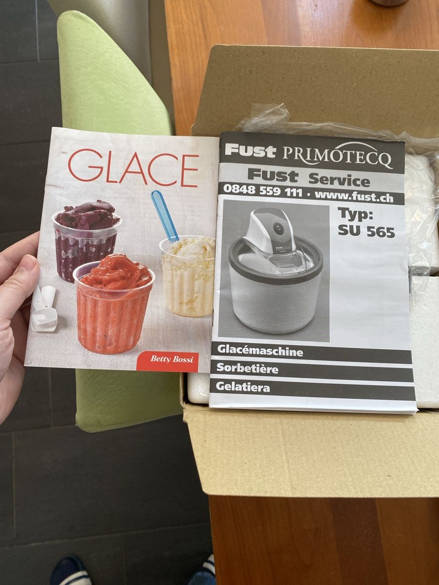 Primotecq Küchengeräte: Fust Primotecq Glacemaschine – Gebraucht aus Wohlen b. Bern von  4