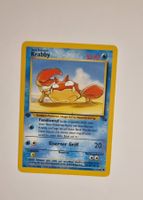 Pokemon Fossil Deutsch 1. Edition Krabby
