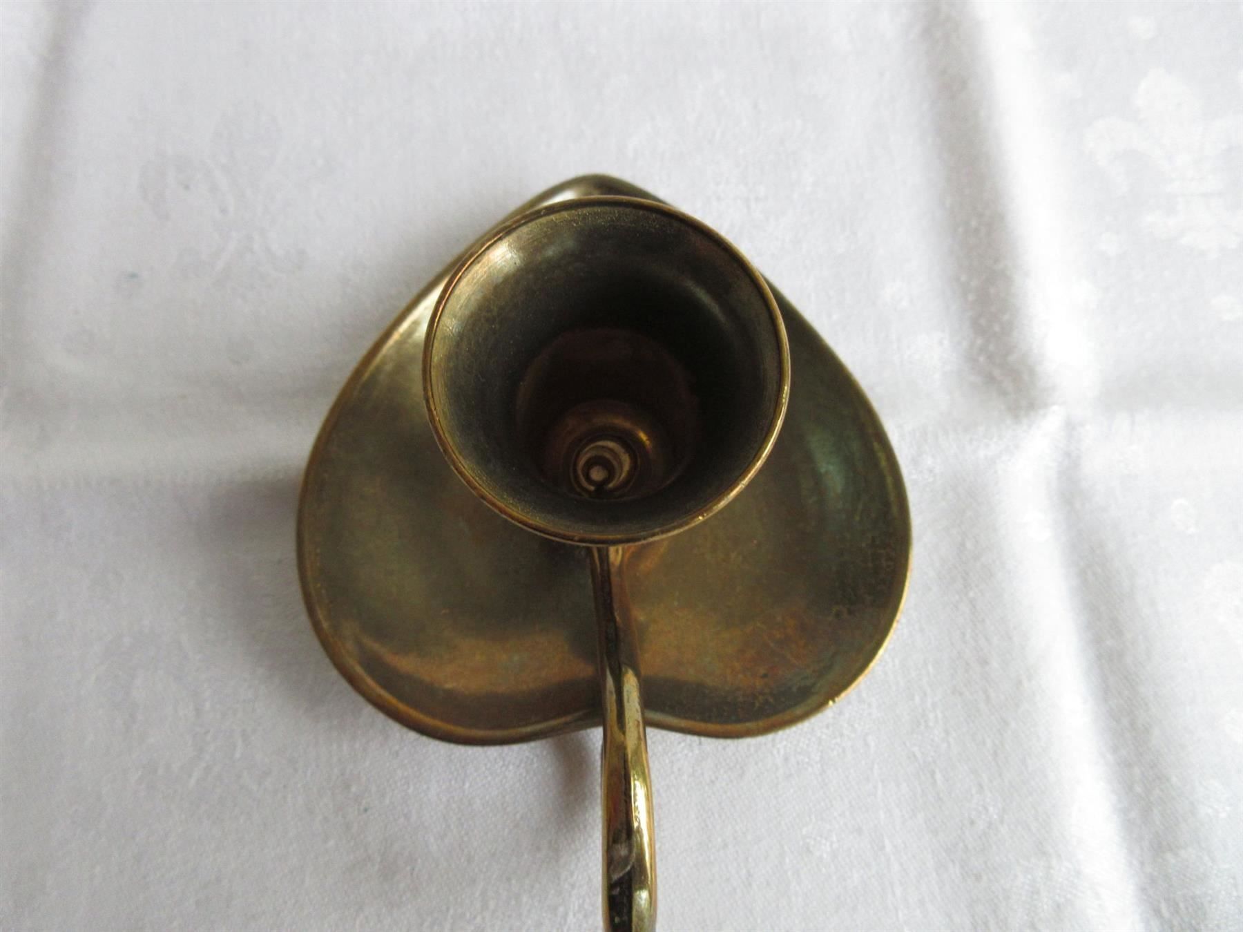 Portacandele: Bronze Kerzenhalter, Herzform – Usato da Binningen venduto da tempipassati 4