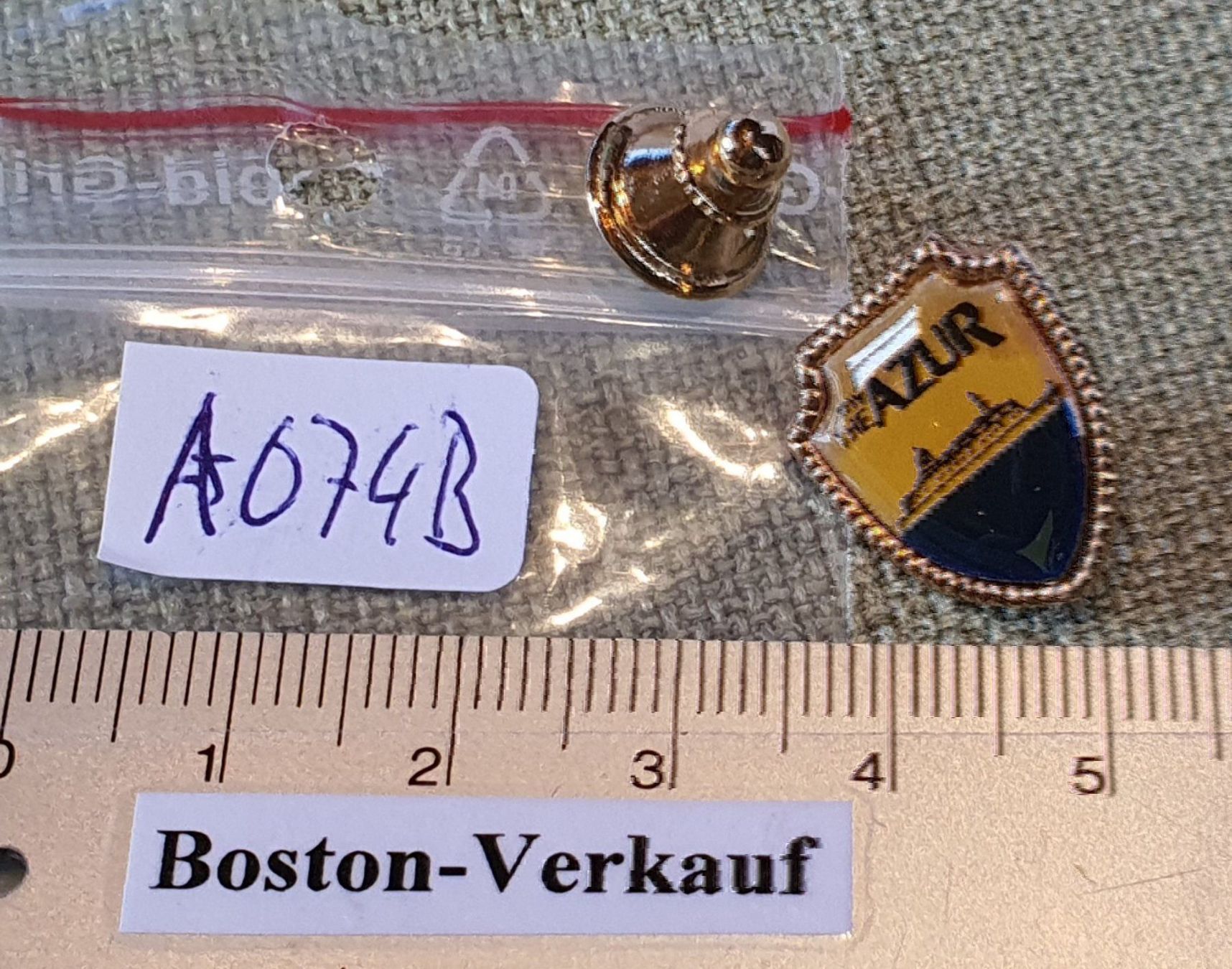 Medaglie: A074B - Pin mv THE AZUR Schiff – Usato da Reinach BL venduto da Boston-Verkauf 3