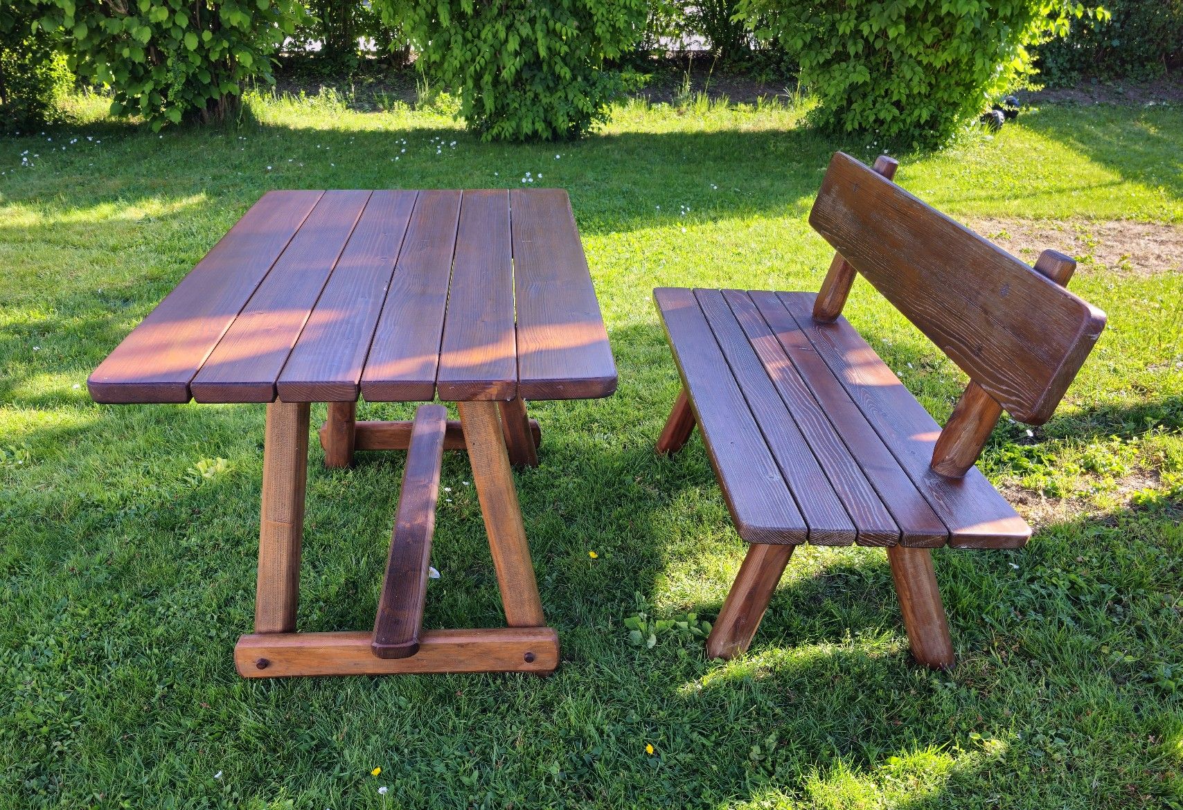 Hunn Tavoli: Gartentisch mit Sitzbank von Hunn – Usato da Etzgen venduto da juj_b678 3