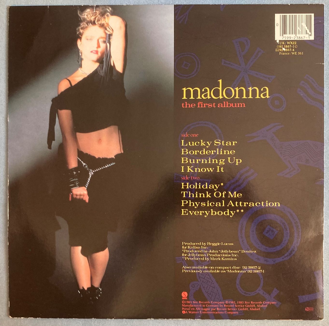 Dischi in vinile: MADONNA - THE FIRST ALBUM – Usato da Poliez-Pittet venduto da Newtown-Records 1