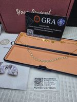 Collier argent avec diamants de moissanite de 1,9 ct GRA