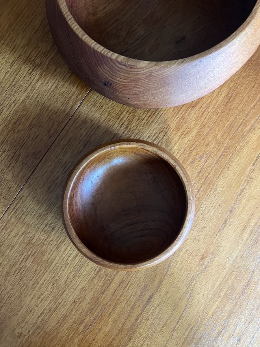 Ciotole: Teak snack bowl 14 cm vintage – Usato da Zürich venduto da Zurich_TimeCapsule 2