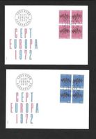 2 FDC 509 - 510 Serie Viererblöcke ET Bern 2.5.1972